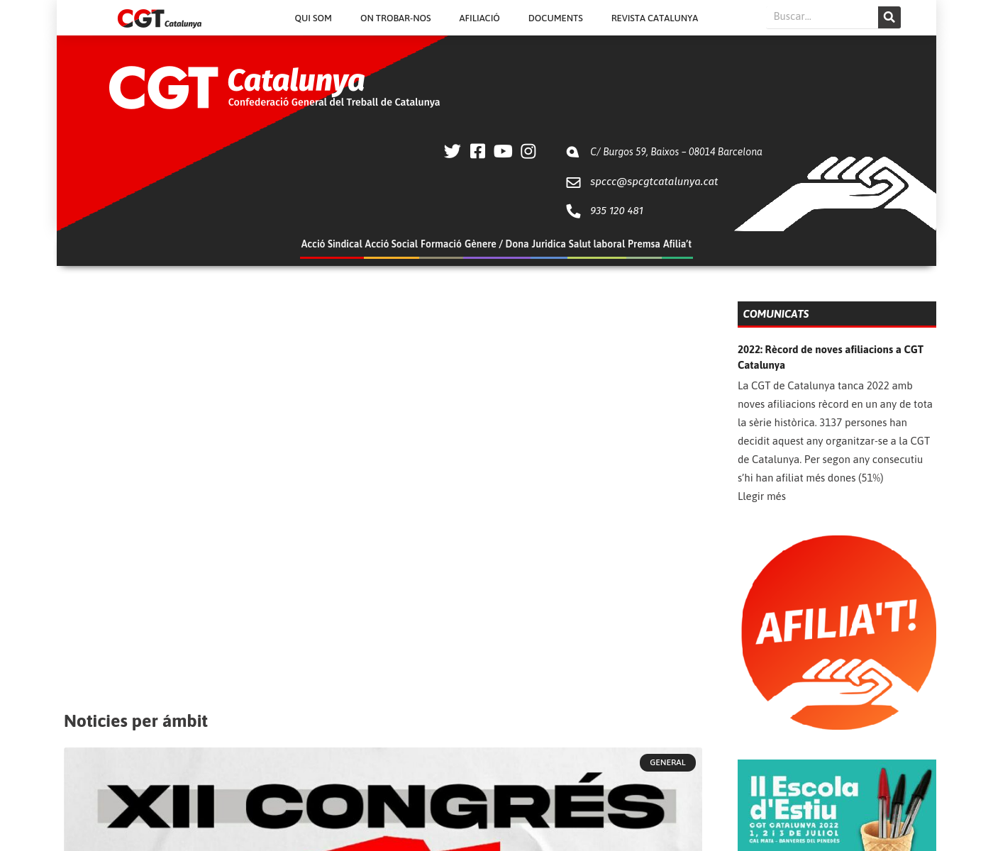 Confederació General del Treball de Catalunya (...)