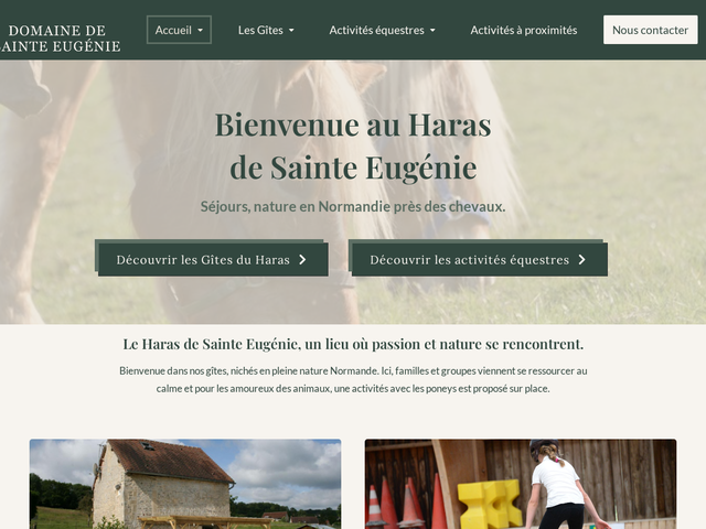 Poney-club de Sainte-Eugénie (Orne)