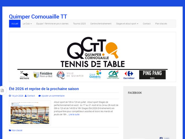 Quimper Cornouaille Tennis de Table
