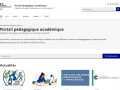 Portail pédagogique académique