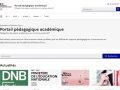Portail pédagogique académique