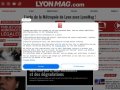 Le site du journal Lyon Mag'