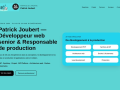 Patrick Joubert Concepteur Réalisateur pour internet