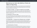 API Tennis de Table - Entente Igny-Palaiseau